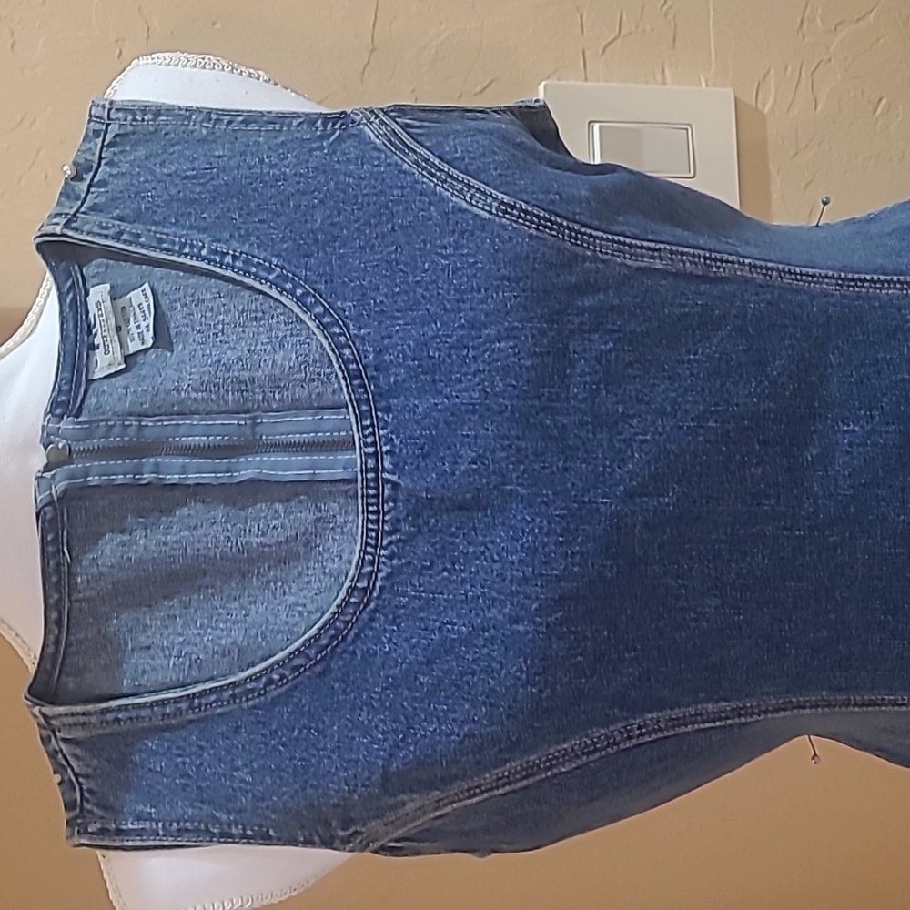 AE sz 4 Jean Dress 100% Cotton (zips in back) - Picture 2 of 7